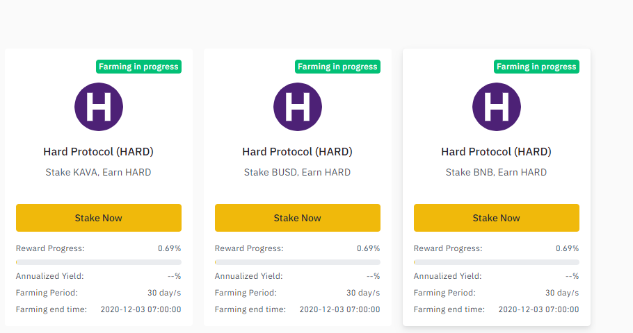 Cách sở hữu HARD Token
