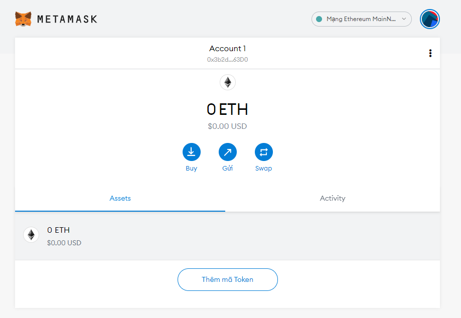 Hướng dẫn kết nối Binance Smartchain để lưu trữ Token
