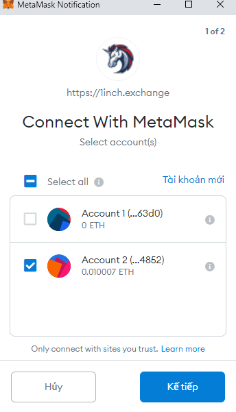 Hướng dẫn sử dụng 1inch Exchange