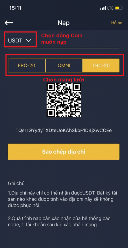 Hướng dẫn deposit vào LetmeTrade