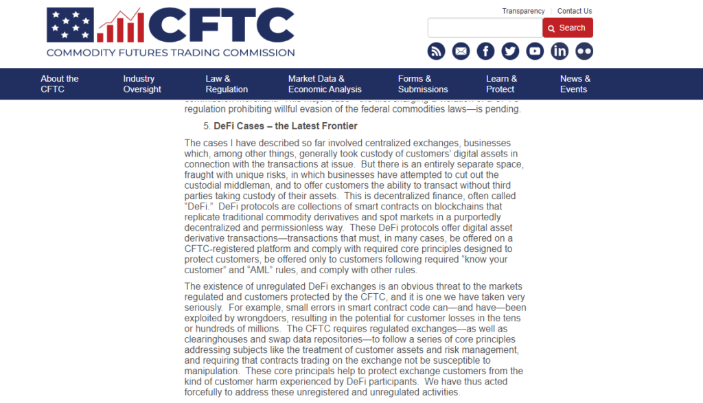 CFTC gọi các sàn giao dịch DeFi là "mối đe dọa" 4 image 45