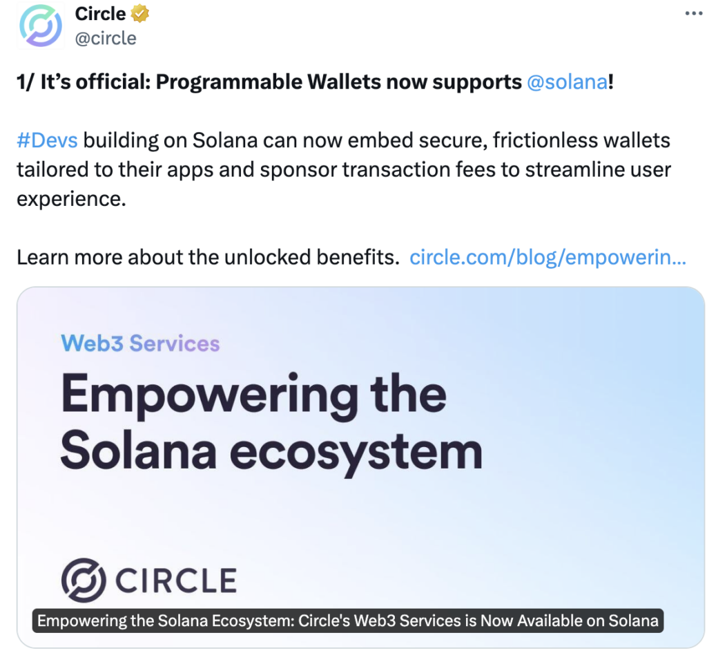 Circle triển khai programmable wallets trên Solana 5 image 69