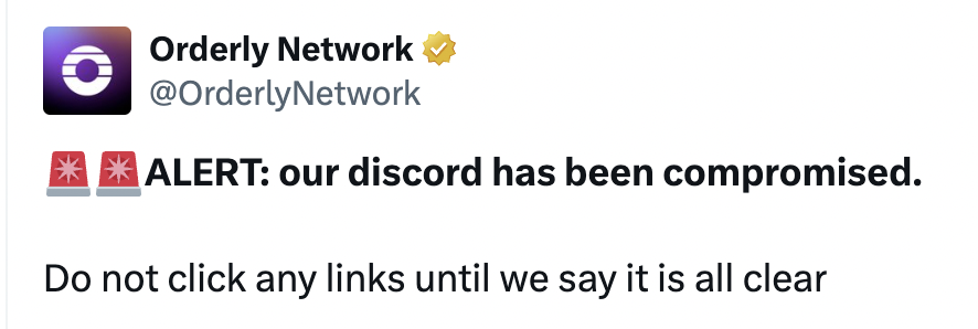 Orderly Network thông báo Discord dự án bị tấn công 5 image 137