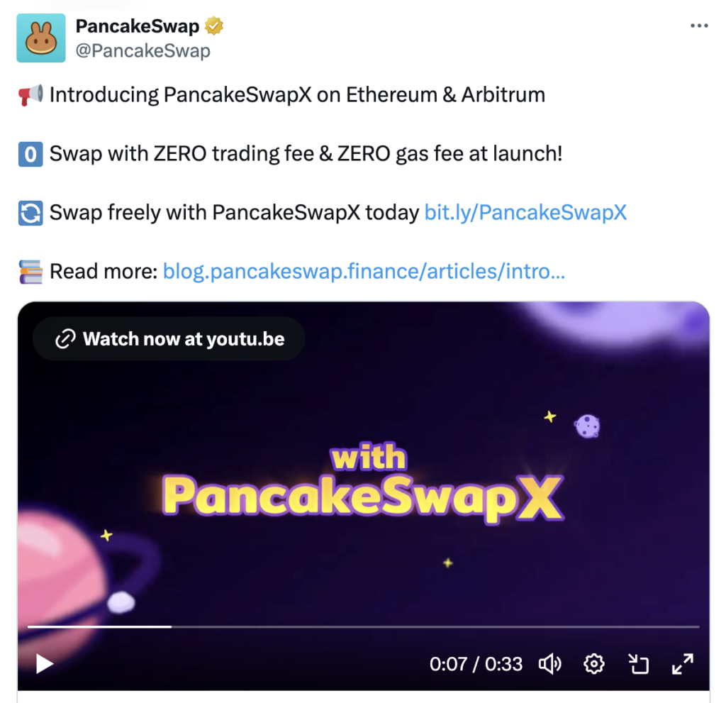 PancakeSwapX ra mắt với tính năng swap không phí 5 image 56