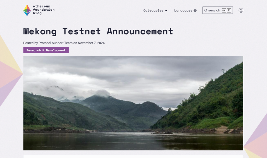 Ethereum ra mắt testnet Mekong để xem trước các tính năng của nâng cấp Pectra 4 image 33