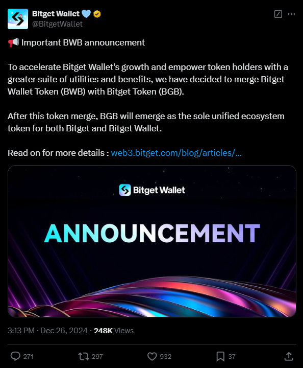 Bitget thông báo sáp nhập token, giá BGB đi ngược thị trường 4 image 73
