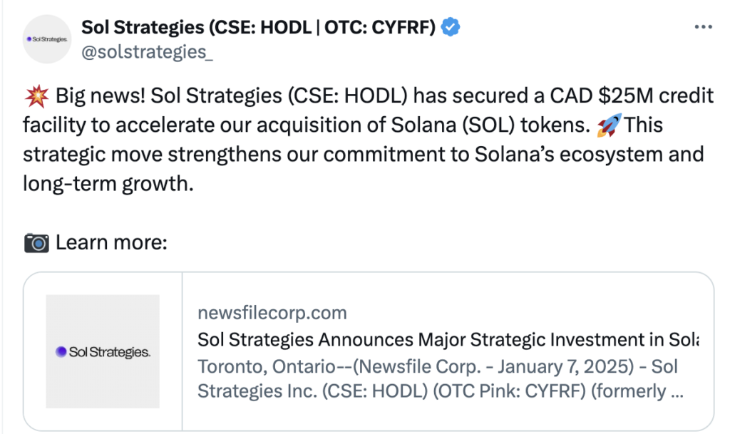 Sol Strategies vay 25 triệu USD để đầu tư SOL và staking 4 image 20