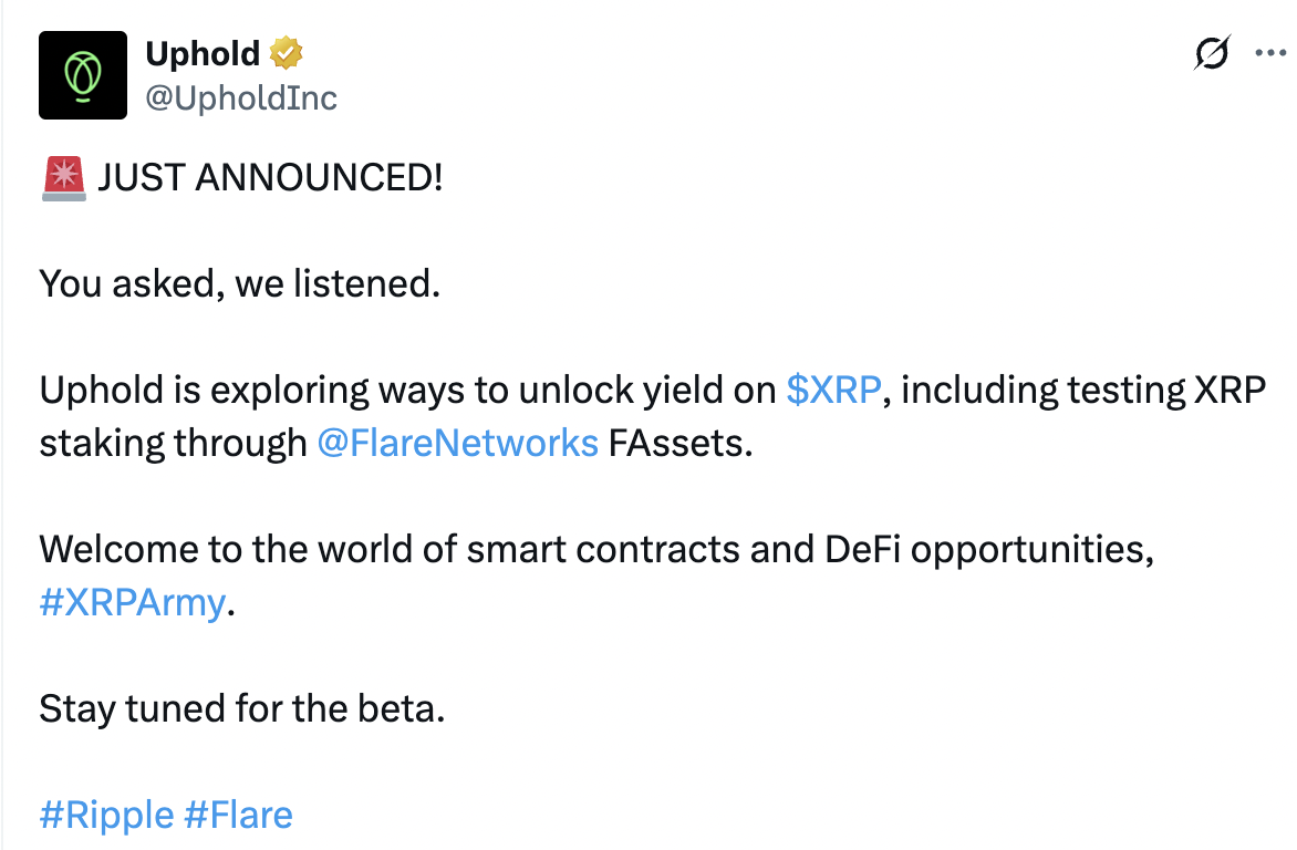Uphold hé lộ lợi suất XRP và ra mắt thẻ crypto tại Mỹ 4 Screenshot at Jun 01 13 39 02